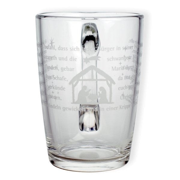 Teeglas "Weihnachtsgeschichte"