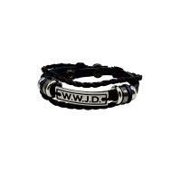 Lederarmband W.W.J.D.