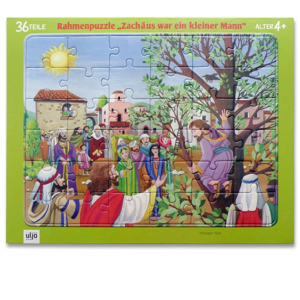 Rahmenpuzzle - Zachäus war ein kleiner Mann
