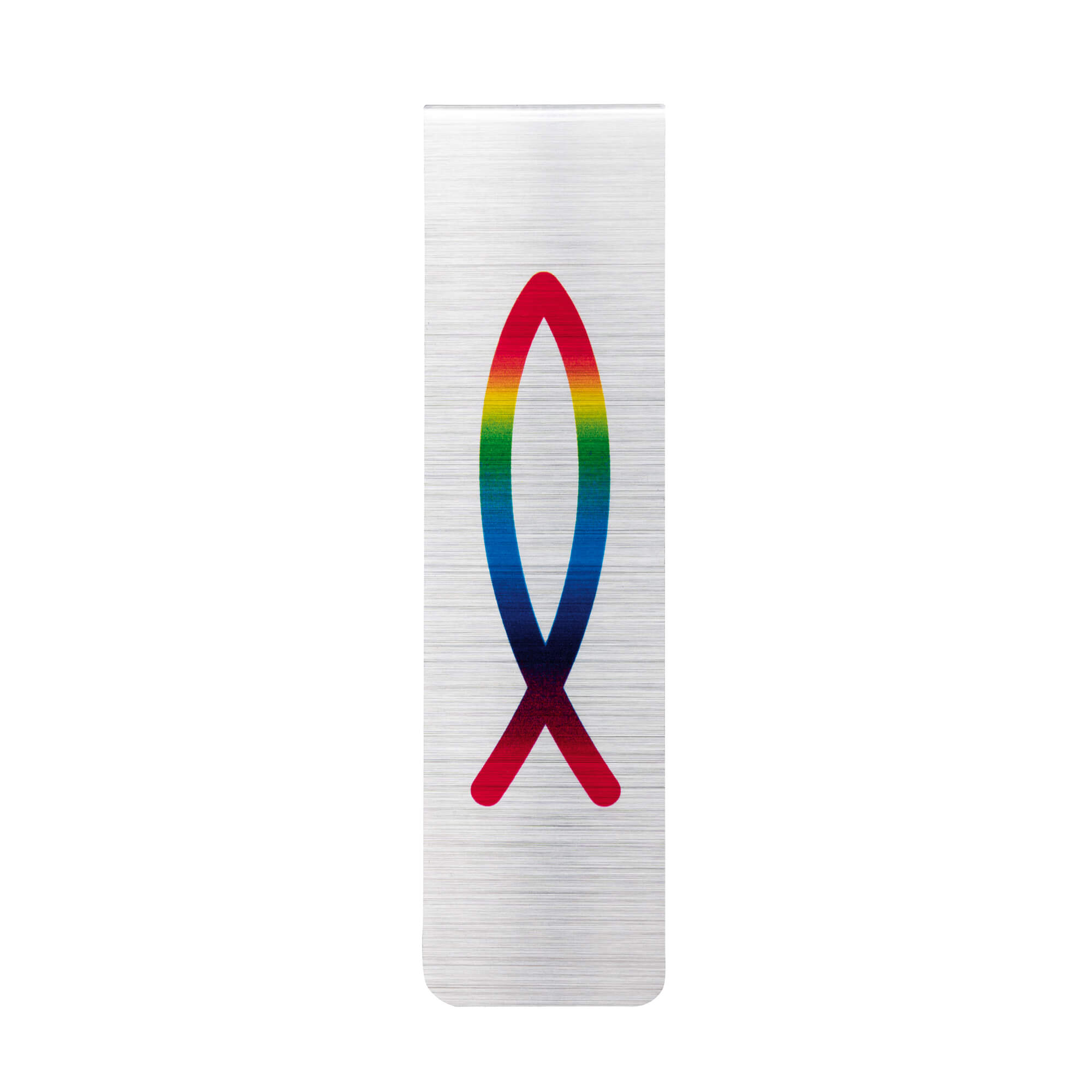 Christlicher Schlüsselanhänger Mit Regenbogenband & Fisch-Symbol (Ichthys) Aus 100% Silikon - Ca. 10 Cm