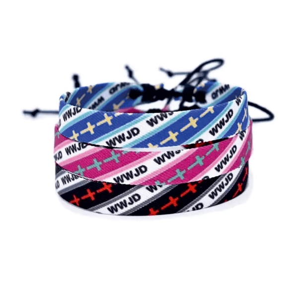 Stoffarmband W.W.J.D.
