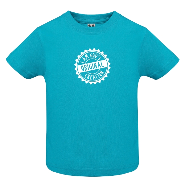 Baby-Shirt I am God's Original Creation, 6 Monate
