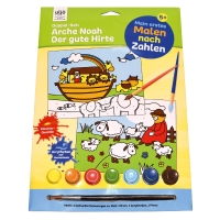 Mein erstes Malen nach Zahlen-Set - Arche Noah und Der gute Hirte Mein erstes Malen nach Zahlen-Set - Arche Noah und Der gute Hirte
