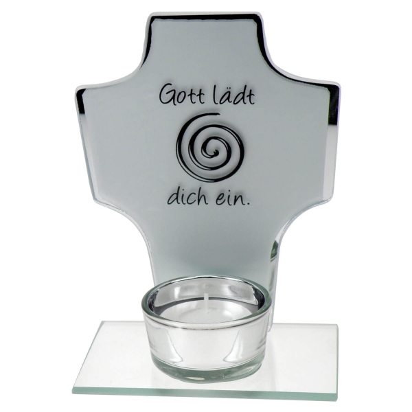 Teelichthalter - Kreuz