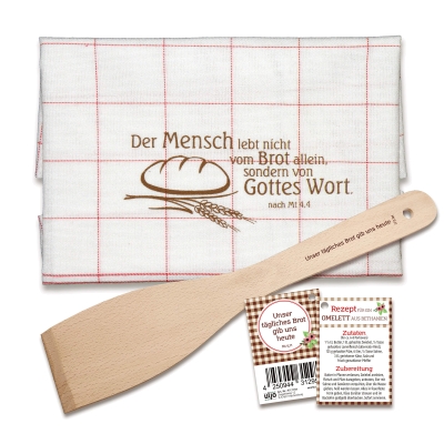Christliche Küchentücher – 2er Set Mit Bibelvers 'As For Me And My House We Will Serve'