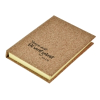 Haftnotiz-Set im Korkumschlag Haftnotiz-Set im Korkumschlag