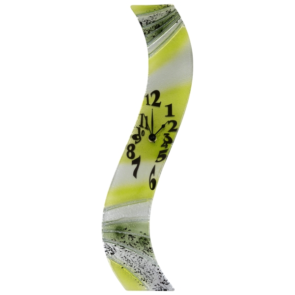 Wanduhr aus Glas