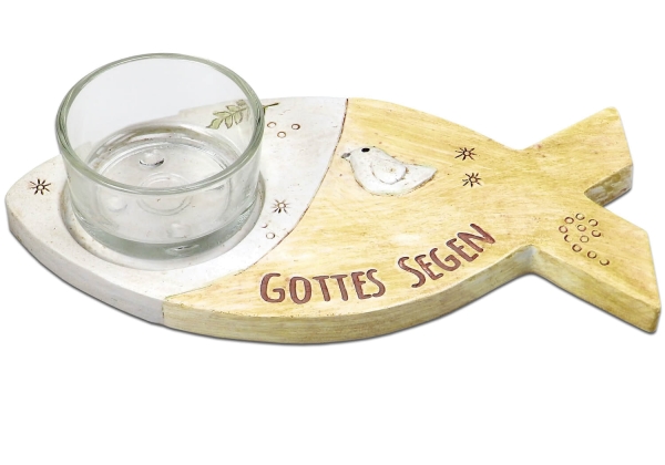 Teelichthalter - Fisch