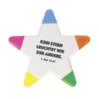 Textmarker Stern