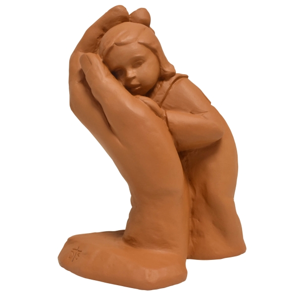 Steigerwald-Figur "Bleib sein Kind",ton,17cm