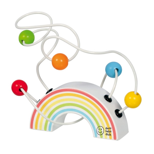 Motorikschleife Regenbogen