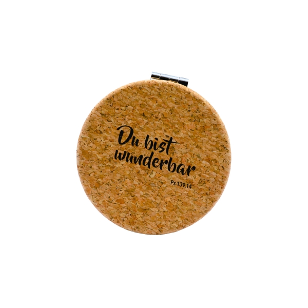 Taschenspiegel Kork