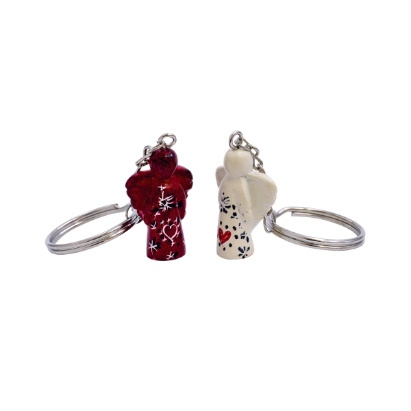 Schlüsselanhänger Schutzengel Herz