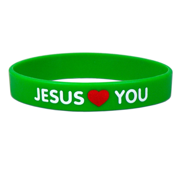 Bekenntnis-Armband - Jesus loves you