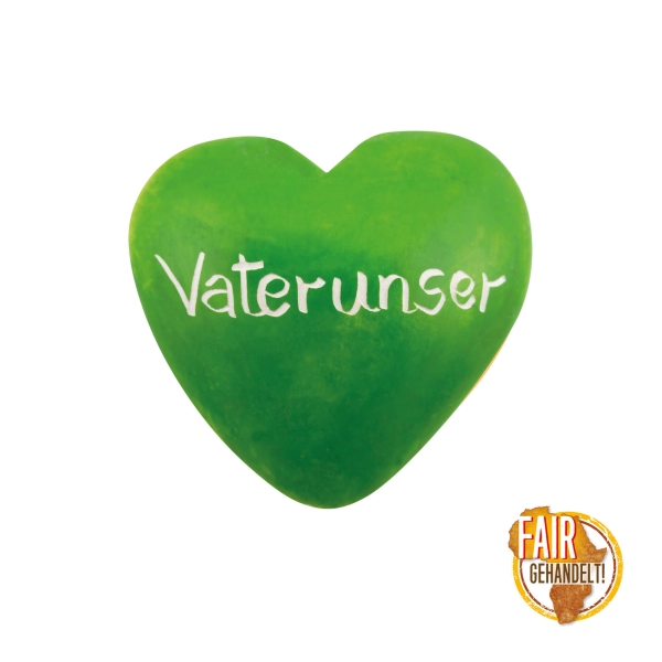 Taschenherz Speckstein - Vaterunser