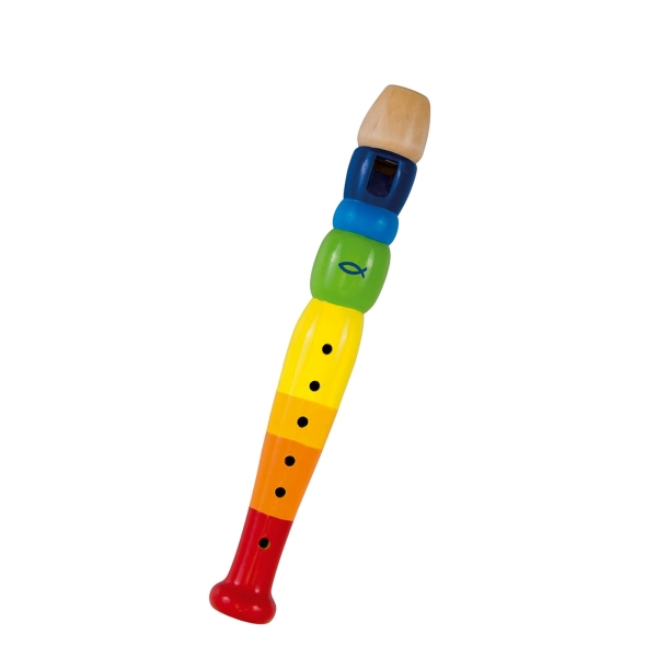 Blockflöte Ichthys in Regebogenfarben