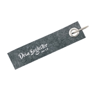 Schlüsselanh,RPET-Filz,13cm,Dein Begleiter