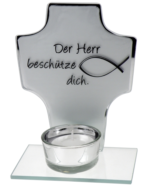 Teelichthalter - Kreuz