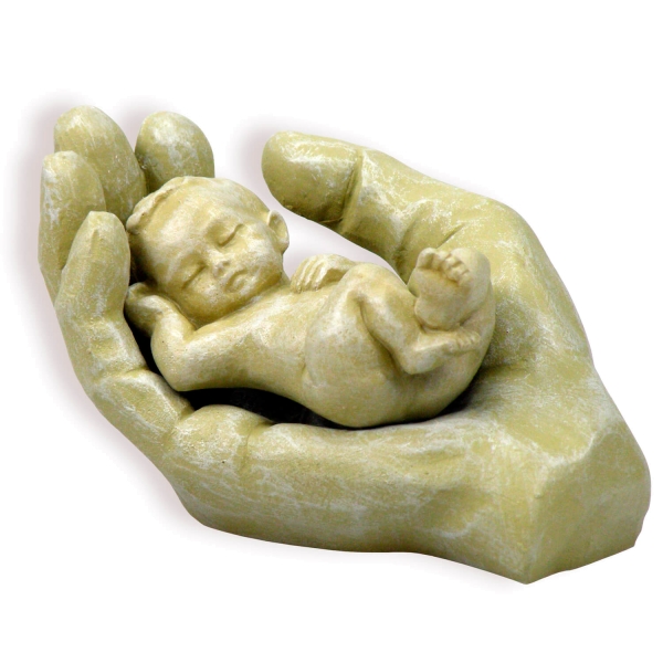 Skulptur - In seiner Hand