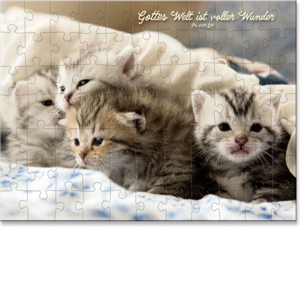 Puzzle-Cup - Katzen