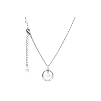 Halskette - Kreuz in Ring