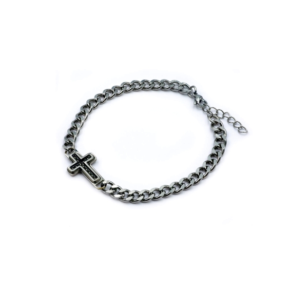 Herrenarmband Kreuz
