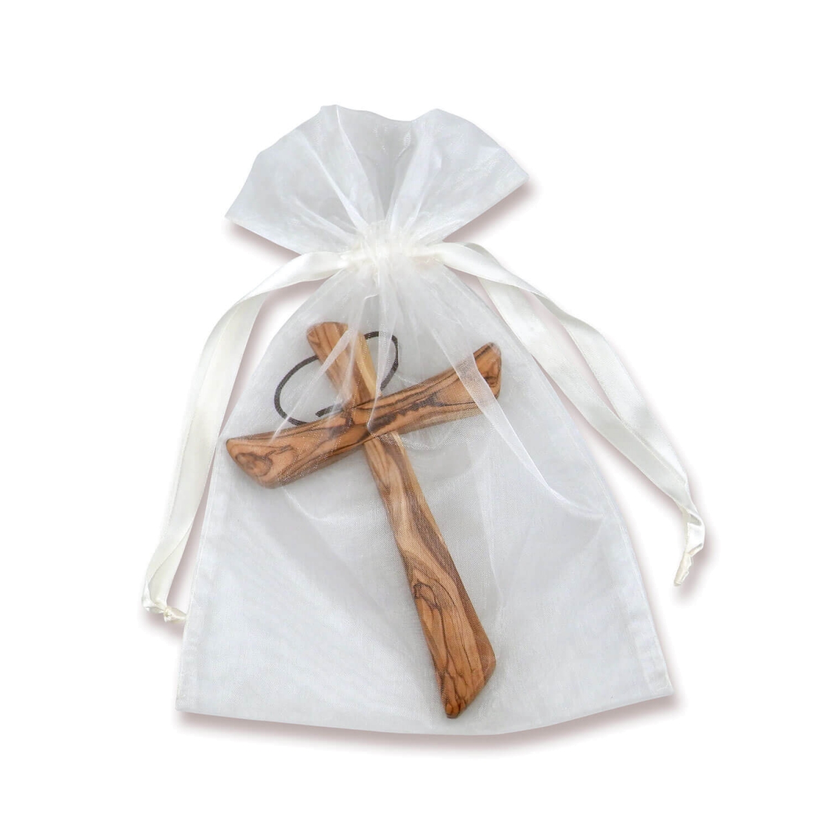 Orthodoxes Olivenholz Kreuz Jerusalem - 14 Stationen Kruzifix Mit 4 Reliquien Linsen