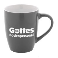 Keramiktasse "Gottes Bodenpersonal" Keramiktasse "Gottes Bodenpersonal"